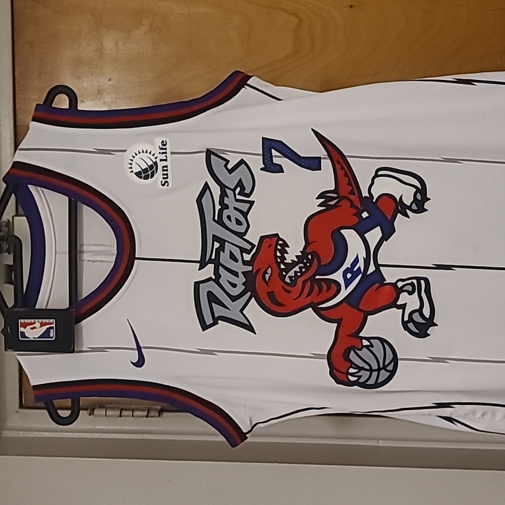 Toronto Raptors-Lowry 7 - 2019-20 Classic Dino Kyle Lowry Nike Jersey